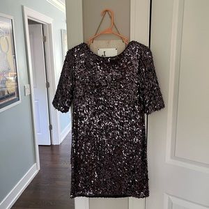 Rachel Roy dress with dark purple rectangle sequins size 0